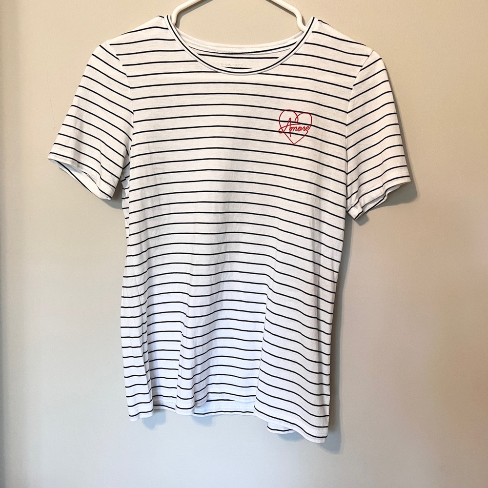 Banana Republic Amore Striped T Shirt
